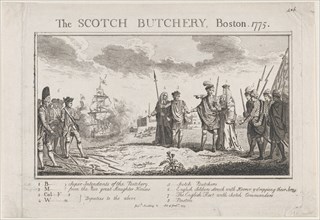 The Scotch Butchery, Boston, 1775, 1775.