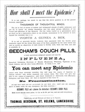 ''How shall I meet the Epidemic?', 1890.