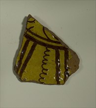 Fragment of a Plate, 13th-14th century.