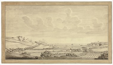 View of Farm Land Near the Sea, c.1770.