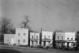Frame houses. Fredericksburg, Virginia.