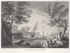 The Ship Being Repaired, ca. 1750-1800.