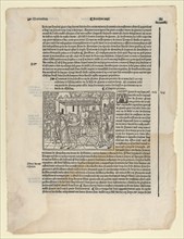 Page from 'La Mer de Histoires', 1536.