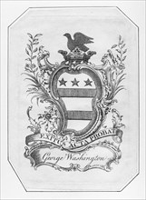 Bookplate of George Washington, 1772.
