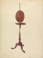 Pole Screen and Candlestand, c. 1936.