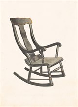 Rocking Chair (Square Back), c. 1937.