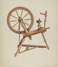 Shaker Flax Spinning Wheel, c. 1936.