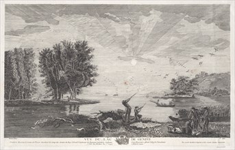 View of Lake Geneva, ca. 1750-1800.