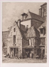The Old Market at Fecamp, ca. 1865.