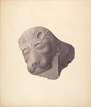 Lion's Head (one of pair), c. 1940.
