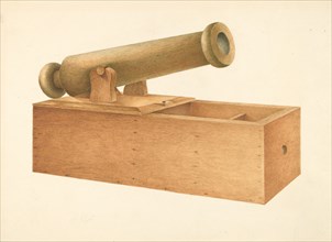 Cannon-shaped Ballot Box, c. 1941.