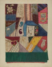 Crazy Quilt (Section of), c. 1939.
