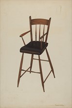 High Chair (for infants), c. 1938.