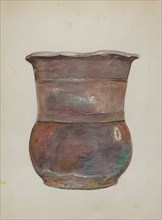 Terra Cotta Flower Jar, c. 1936.
