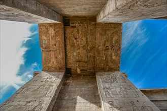 Edfu Temple Ceiling Art, Egypt.
