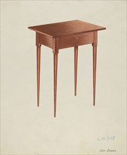 Shaker Candle Table, c. 1937.