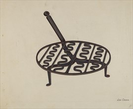 Wrought Iron Trivet, c. 1941.