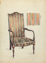 Hepplewhite Arm Chair, 1936.