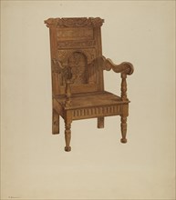 Wainscot Armchair, c. 1939.