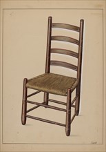 Ladder Back Chair, c. 1937.