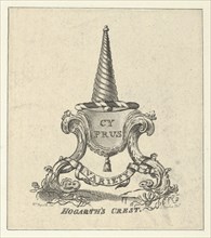 Hogarth's Crest, ca. 1790.