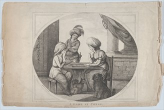 A Game at Chess, 1780.