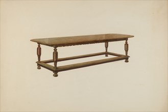 Refectory Table, 1938.