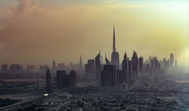 Dubai City Skyline.