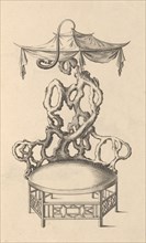 Plate 66. Arm Chair, 1754. Creator: Matthew Darly.