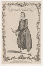 Mr. Macklin in the Character of Shylock, in Shakespeare's The Merchant of Venice, 1775. Creator: John Lodge.