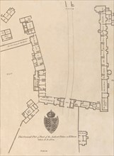 Ground plan of Ancient Palace at Eltham, 1777. Creator: John Bayly.