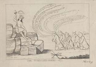The Commissioners, April 1, 1778. Creator: Matthew Darly.