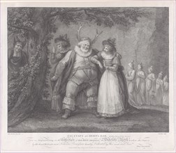 Falstaff at Herne's Oak (Shakespeare, Merry Wives of Windsor, Act 5, Scene 5), May 30, 1793. Creator: Michele Beneditti.