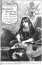 'Needham's Polishing Paste', 1886.  Creator: Unknown.