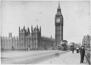 Palace of Westminster, Parliament Square, Westminster, City of Westminster, London, 1911. Creator: Unknown.