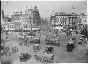 Piccadilly Circus, City of Westminster, London, 1911. Creator: Unknown.