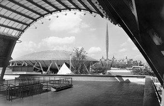 Festival of Britain, Belvedere Road, South Bank, Lambeth, London, 1951. Creator: Festival of Britain Office.