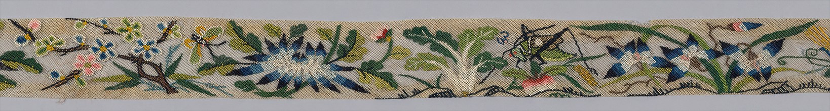 Trimming, China, Qing dynasty(1644-1911), 1850/1900. Creator: Unknown.