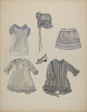Doll Wardrobe, c. 1937. Creator: Dorothy Harris.
