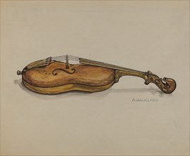 Violin, c. 1937. Creator: Augustine Haugland.