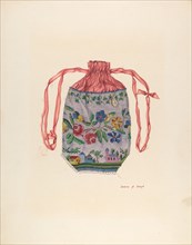 Beaded Bag, c. 1941. Creator: Dolores Haupt.