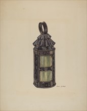 Horn Lantern, c. 1939. Creator: Dolores Haupt.