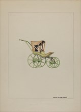 Doll Carriage, c. 1937. Creator: Walter W. Jennings.