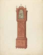 Grandfather Clock, c. 1935. Creator: Walter W. Jennings.