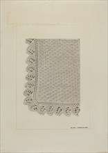 Cotton Thread Scarf, c. 1938. Creator: Walter W. Jennings.