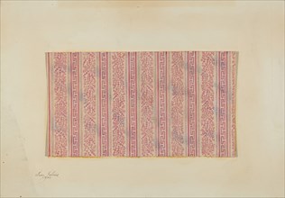 Girl's Wrapper - Textile Pattern, 1937. Creator: Ivar Julius.