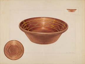 Bowl, 1935/1942. Creator: Agnes Karlin.