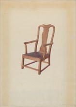 Armchair, 1939. Creator: Virginia Kennady.