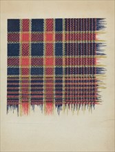 Handwoven Coverlet, c. 1936. Creator: Dorothy Lacey.