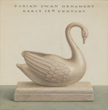 Swan, c. 1937. Creator: Cleo Lovett.